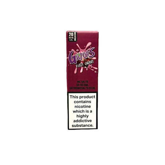 Gators Fizzy Cherry Nic Salt 10mg & 20mg