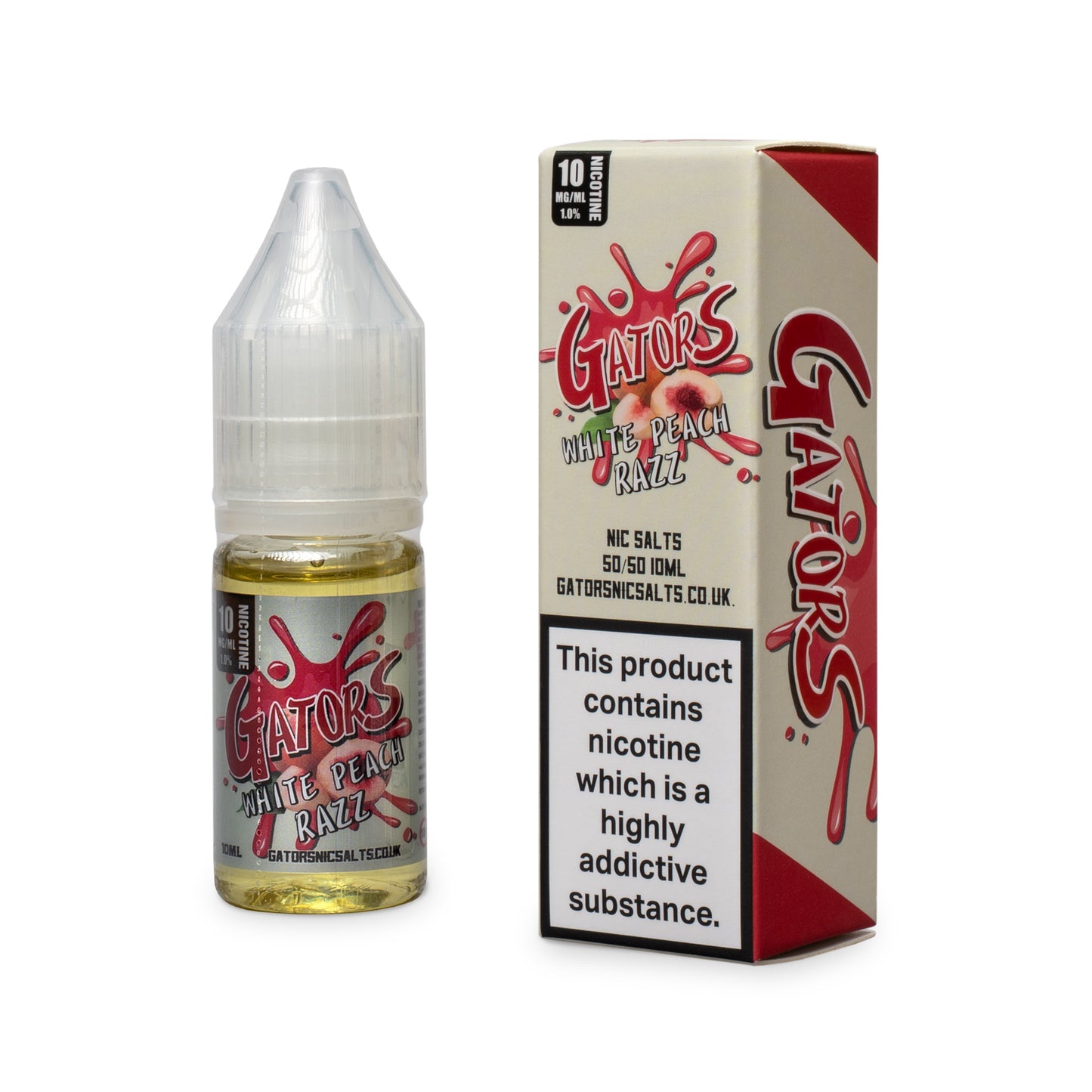 White Peach Razz - 10mg & 20mg White Peach & Raspberry Nic Salts