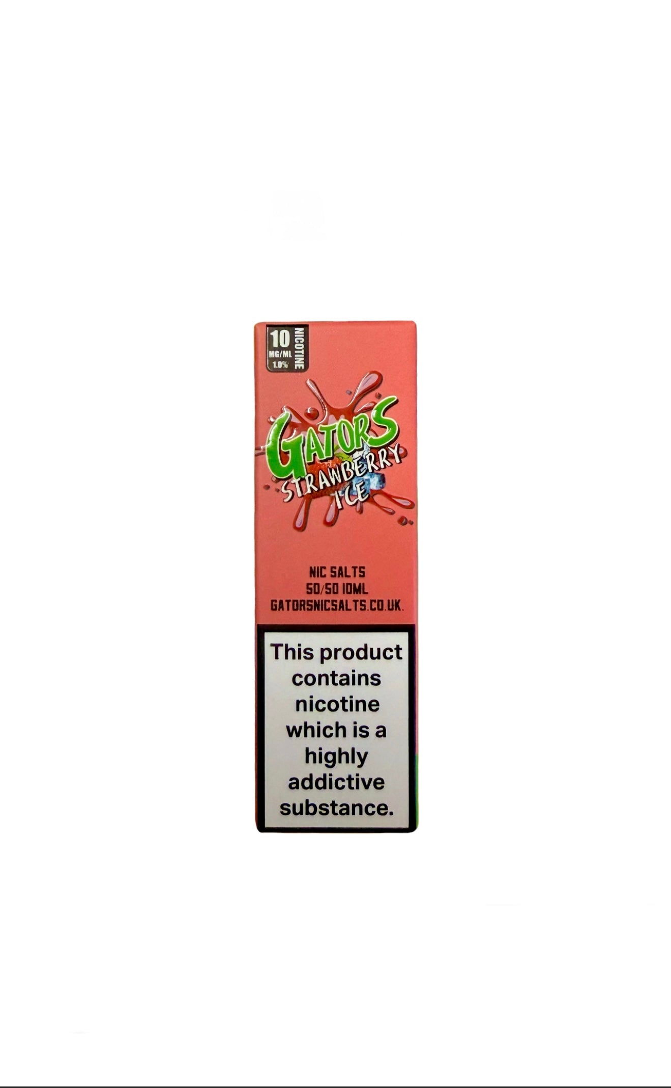 Gators Strawberry Ice 10mg & 20mg Nic Salt