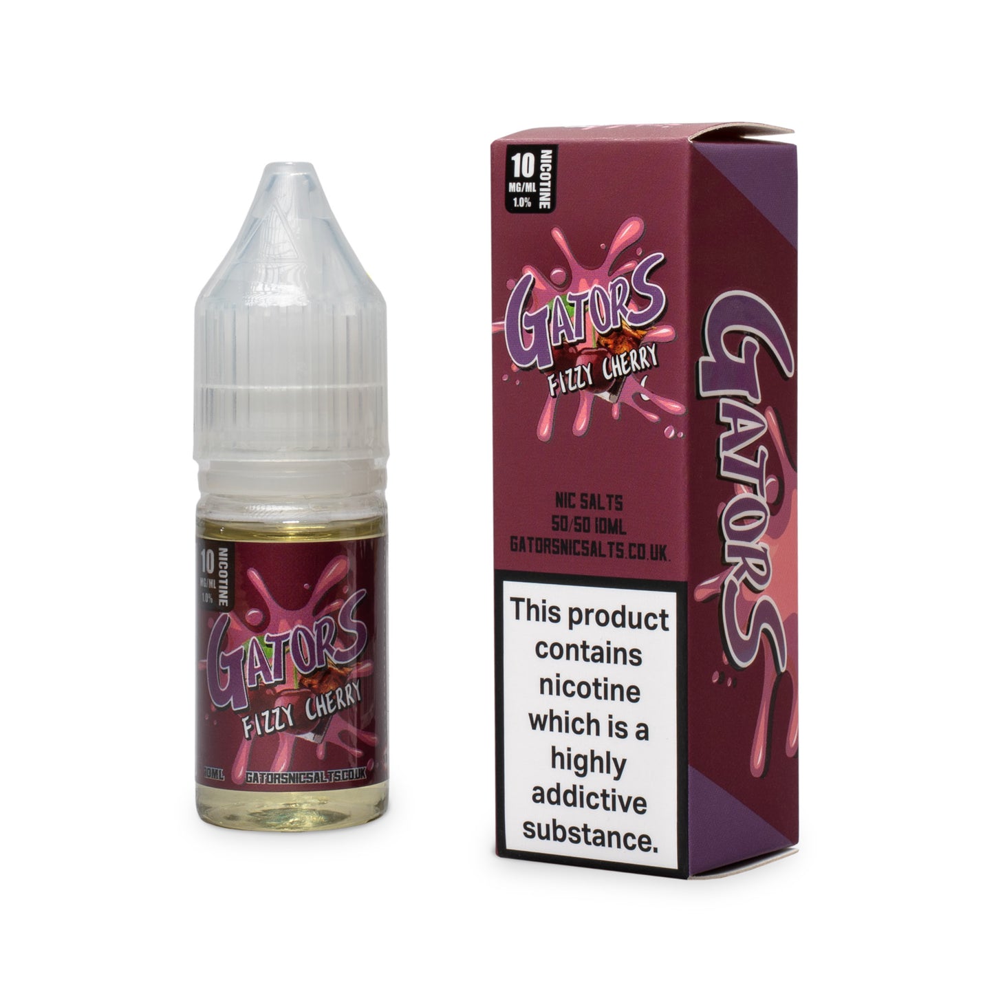 Gators Fizzy Cherry Nic Salt 10mg & 20mg