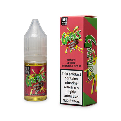 Gators Strawberry Raspberry Cherry 10mg & 20mg Nic Salt