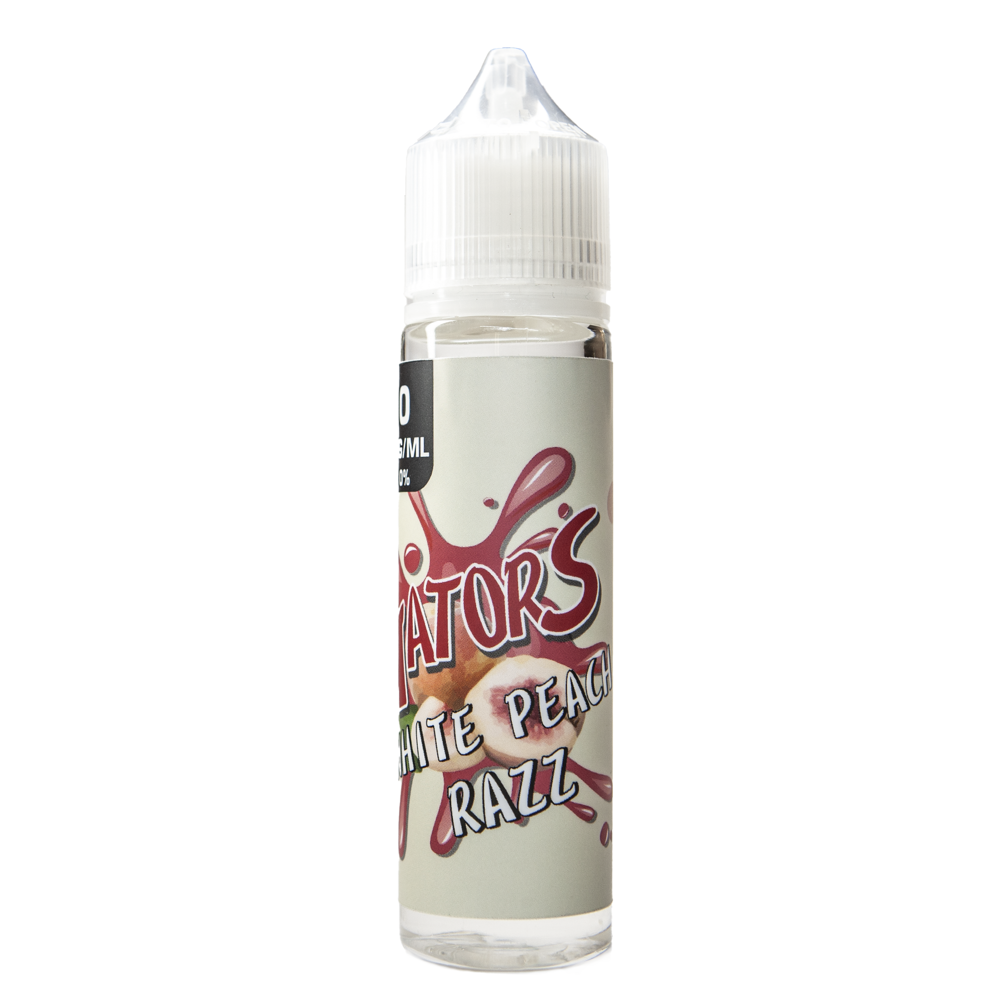 White Razz White Peach Razz 60ml Zero Nicotine – Gators Nic Salts